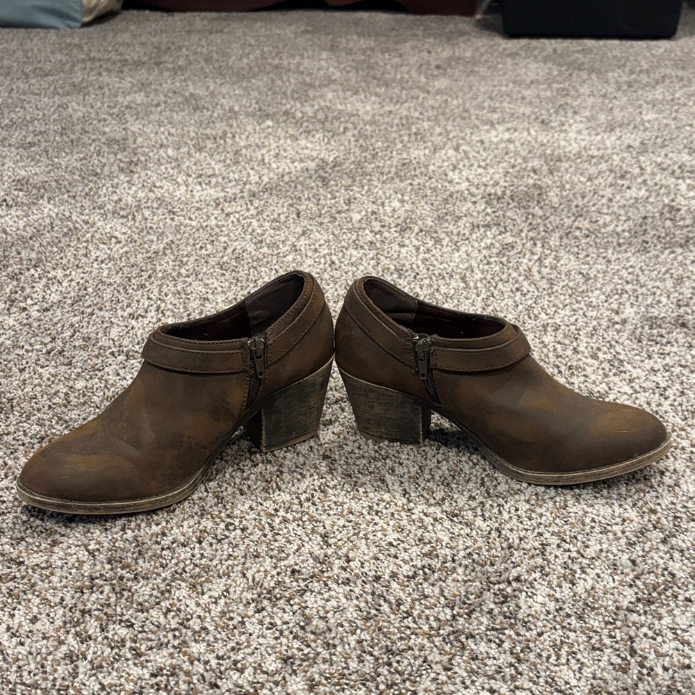 Rocket Dog Dark Brown Heeled Boots